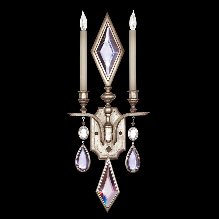 Fine Art Encased Gems 729050-1ST Wall Light - Silver