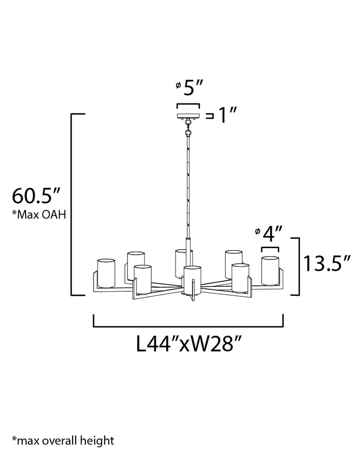 Maxim Dart 21288SWSN Pendant Light - Satin Nickel