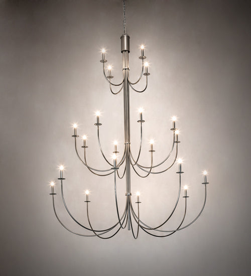 Meyda Tiffany Cheal 213325 Chandelier Light - Nickel
