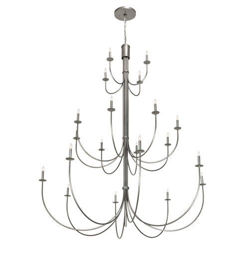 Meyda Tiffany Cheal 213325 Chandelier Light - Nickel