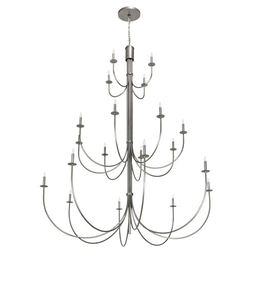 Meyda Tiffany Cheal 213325 Chandelier Light - Nickel