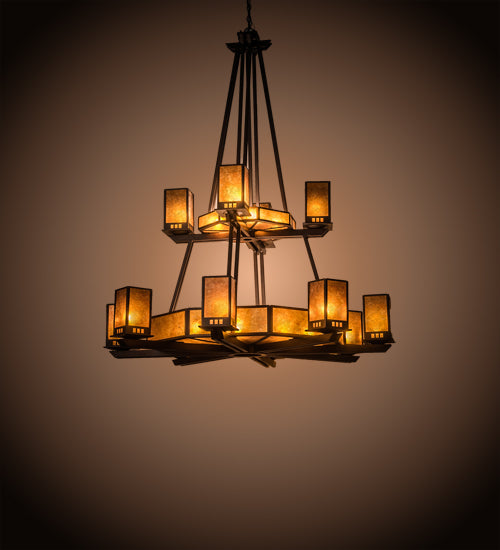 Meyda Tiffany Avondale 213469 Chandelier Light - Mahogany Bronze