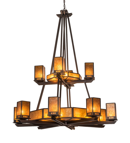 Meyda Tiffany Avondale 213469 Chandelier Light - Mahogany Bronze