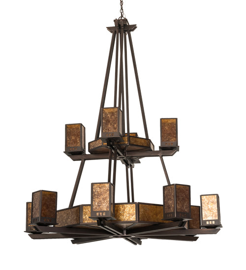 Meyda Tiffany Avondale 213469 Chandelier Light - Mahogany Bronze