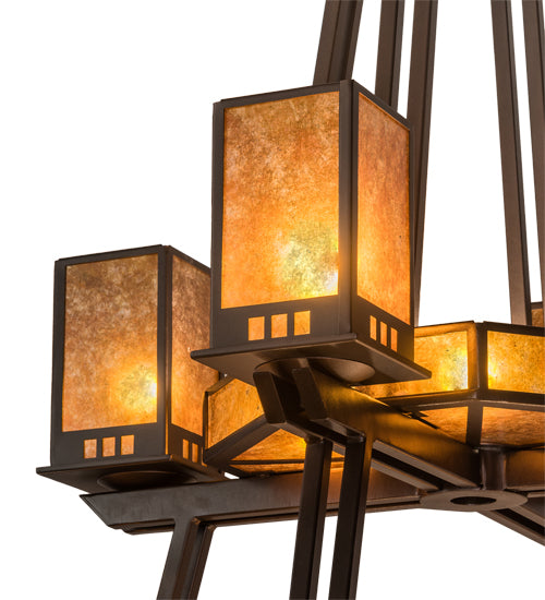 Meyda Tiffany Avondale 213469 Chandelier Light - Mahogany Bronze