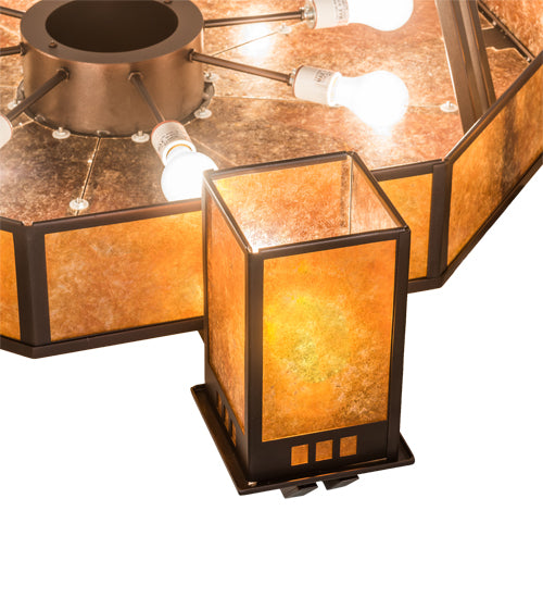 Meyda Tiffany Avondale 213469 Chandelier Light - Mahogany Bronze