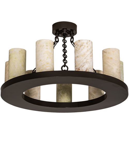 Meyda Tiffany Loxley 213472 Chandelier Light - Timeless Bronze