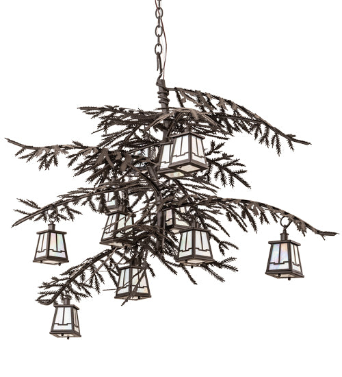 Meyda Tiffany Pine Branch 213911 Chandelier Light - Oil Rubbed Bronze