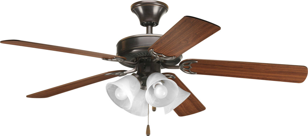 Progress Airpro Builder P2501-20 Ceiling Fan - Antique Bronze, Medium Cherry, Classic Walnut/