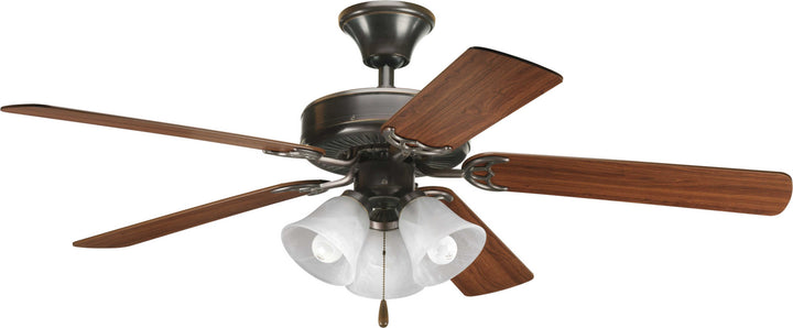 Progress Airpro Builder P2501-20 Ceiling Fan - Antique Bronze, Medium Cherry, Classic Walnut/