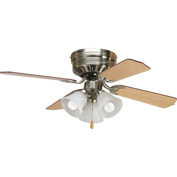 Progress Airpro Hugger P2524-09 Ceiling Fan - Brushed Nickel, Cherry, Natural Cherry/