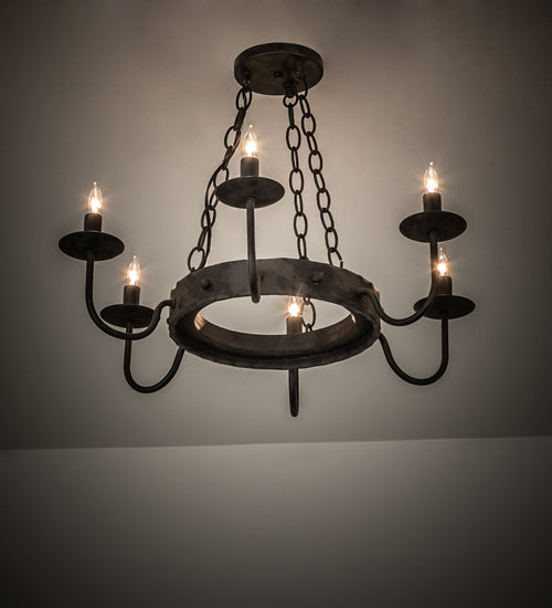 Meyda Tiffany Edinburgh 213965 Ceiling Light - Wrought Iron