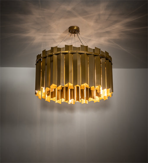 Meyda Tiffany Eldorado 213981 Chandelier Light - Craftsman Brown