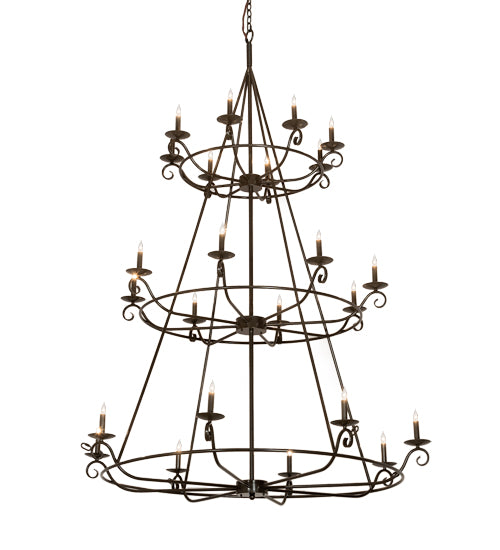 Meyda Tiffany Estrella 214036 Chandelier Light - Timeless Bronze
