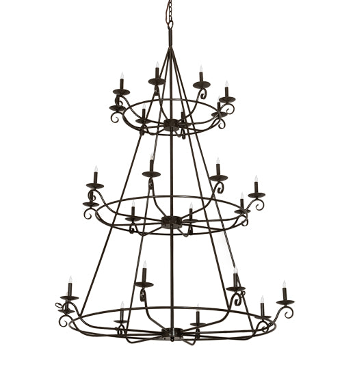 Meyda Tiffany Estrella 214036 Chandelier Light - Timeless Bronze