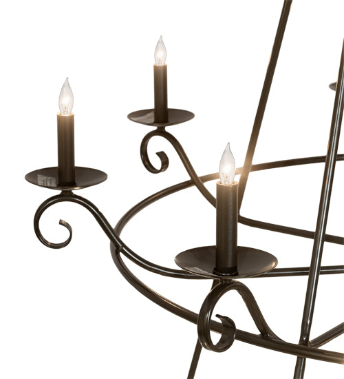 Meyda Tiffany Estrella 214036 Chandelier Light - Timeless Bronze