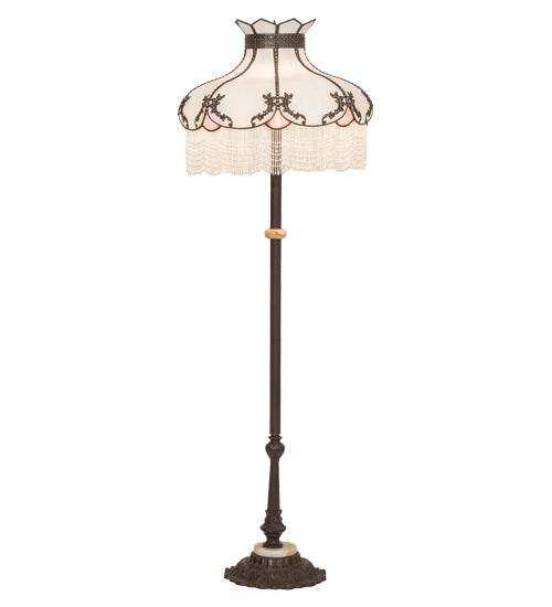 Meyda Tiffany Lighting 214412 Elizabeth Three Light Floor Lamp Lamp Bronze / Dark