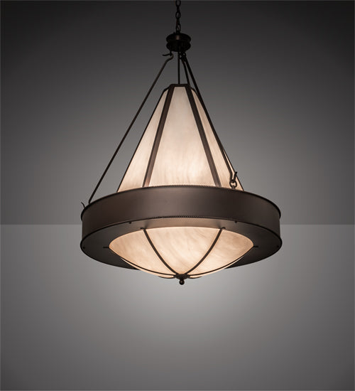 Meyda Tiffany Obsidian 214421 Chandelier Light - Mahogany Bronze