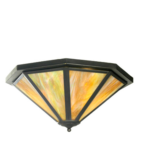 Meyda Tiffany American Craftsman 21465 Ceiling Light - Craftsman Brown