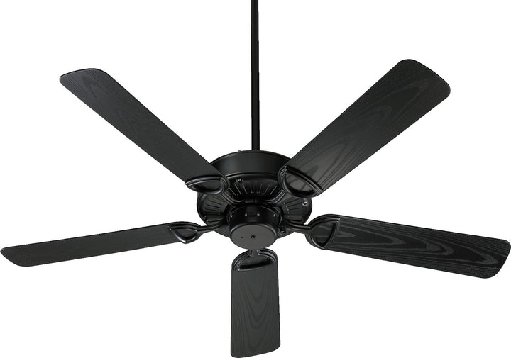 Quorum Estate Patio 143525-599 Ceiling Fan - Matte Black, Black