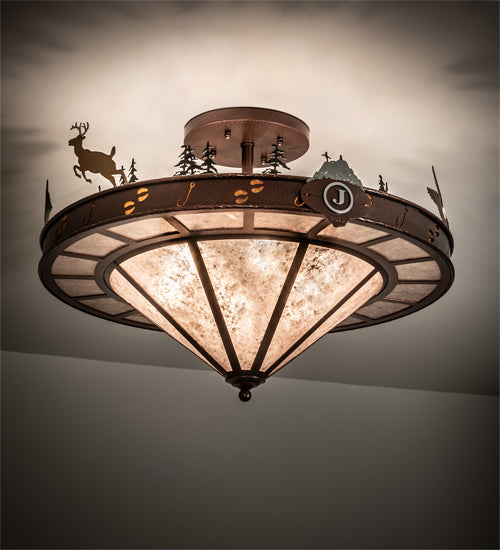 Meyda Tiffany Wildlife 214797 Ceiling Light - Copper Vein