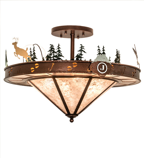 Meyda Tiffany Wildlife 214797 Ceiling Light - Copper Vein