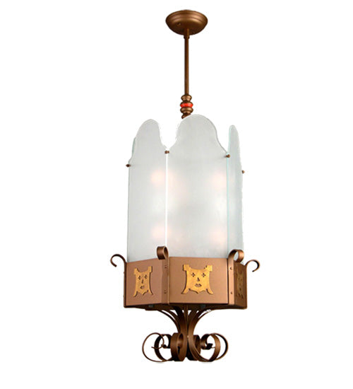Meyda Tiffany Theatre Mask 21481 Pendant Light - Verdigris