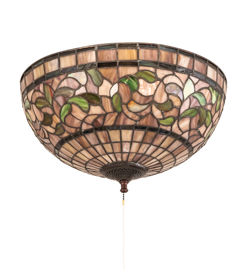 Meyda Tiffany Tiffany Turning Leaf 214929 Ceiling Light - Mahogany Bronze