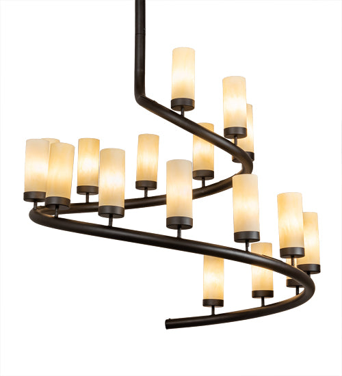 Meyda Tiffany French Horn 214988 Chandelier Light - Antique