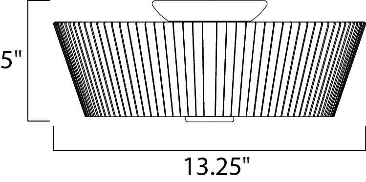 Maxim Finesse 21500FTSN Ceiling Light - Satin Nickel