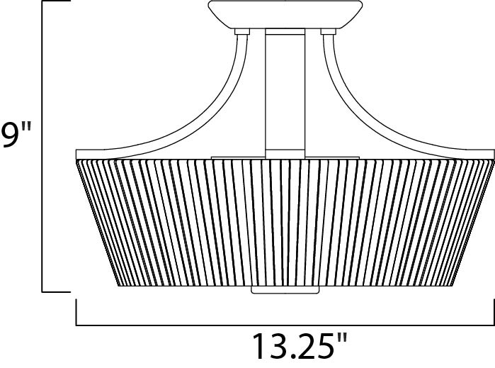 Maxim Finesse 21501FTSN Ceiling Light - Satin Nickel