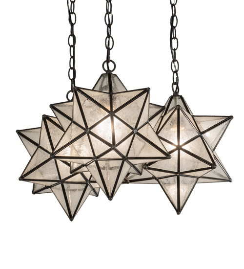 Meyda Tiffany Moravian Star 215080 Pendant Light - Oil Rubbed Bronze