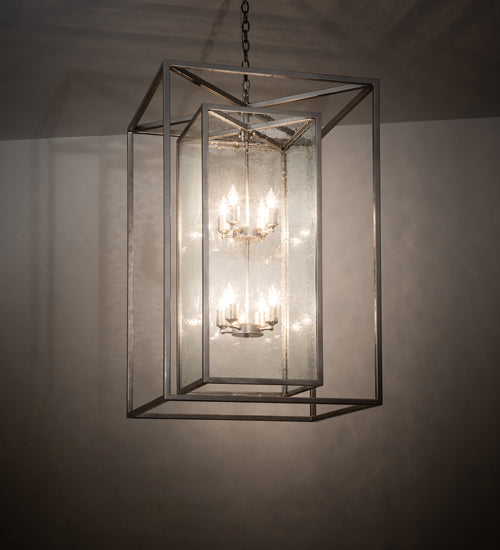 Meyda Tiffany Kitzi Box 215322 Pendant Light - Nickel