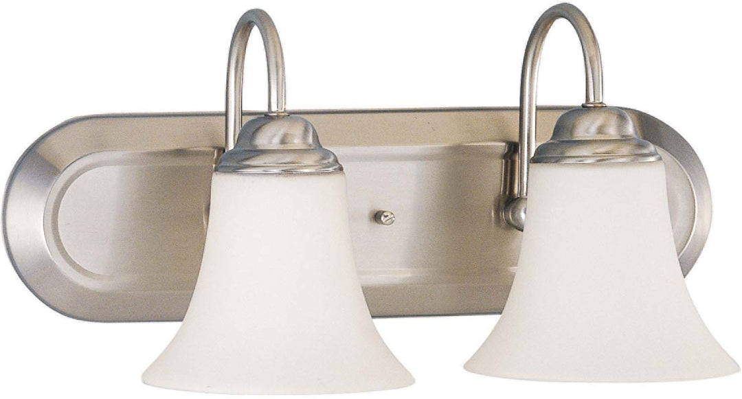Nuvo Dupont 60-1833 Bath Vanity Light 13 in. wide - Brushed Nickel