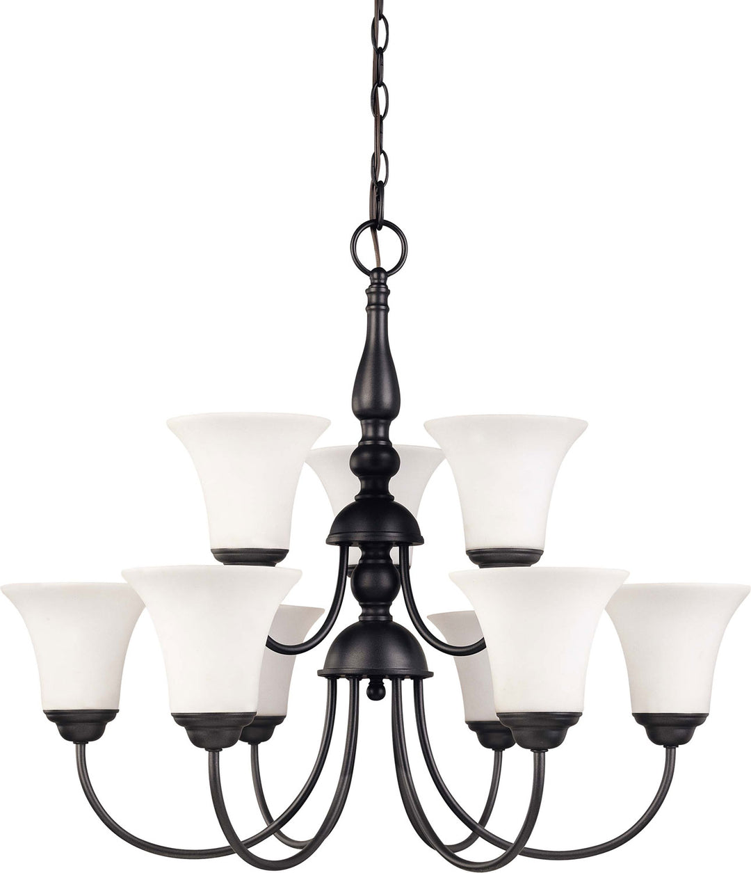 Nuvo Dupont 60-1843 Chandelier Light - Dark Chocolate Bronze