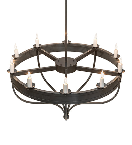 Meyda Tiffany Parnella 215483 Chandelier Light - Mahogany Bronze