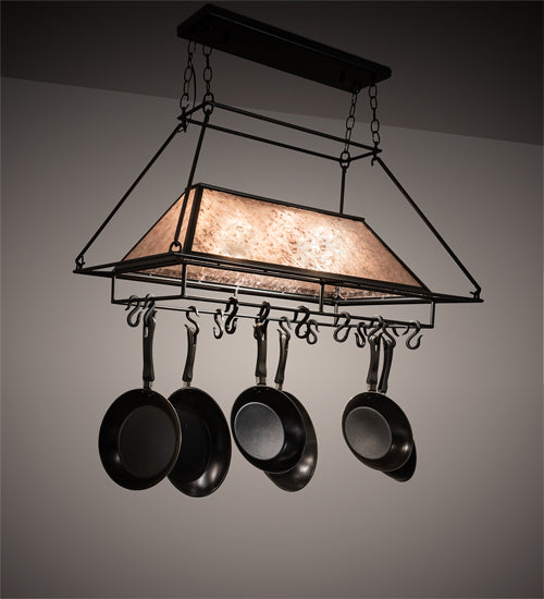 Meyda Tiffany Mission 215593 Pendant Light - Wrought Iron