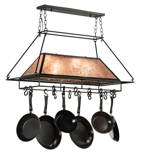 Meyda Tiffany Mission 215593 Pendant Light - Wrought Iron