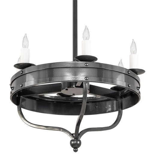 Meyda Tiffany Parnella 215651 Chandelier Light - Nickel
