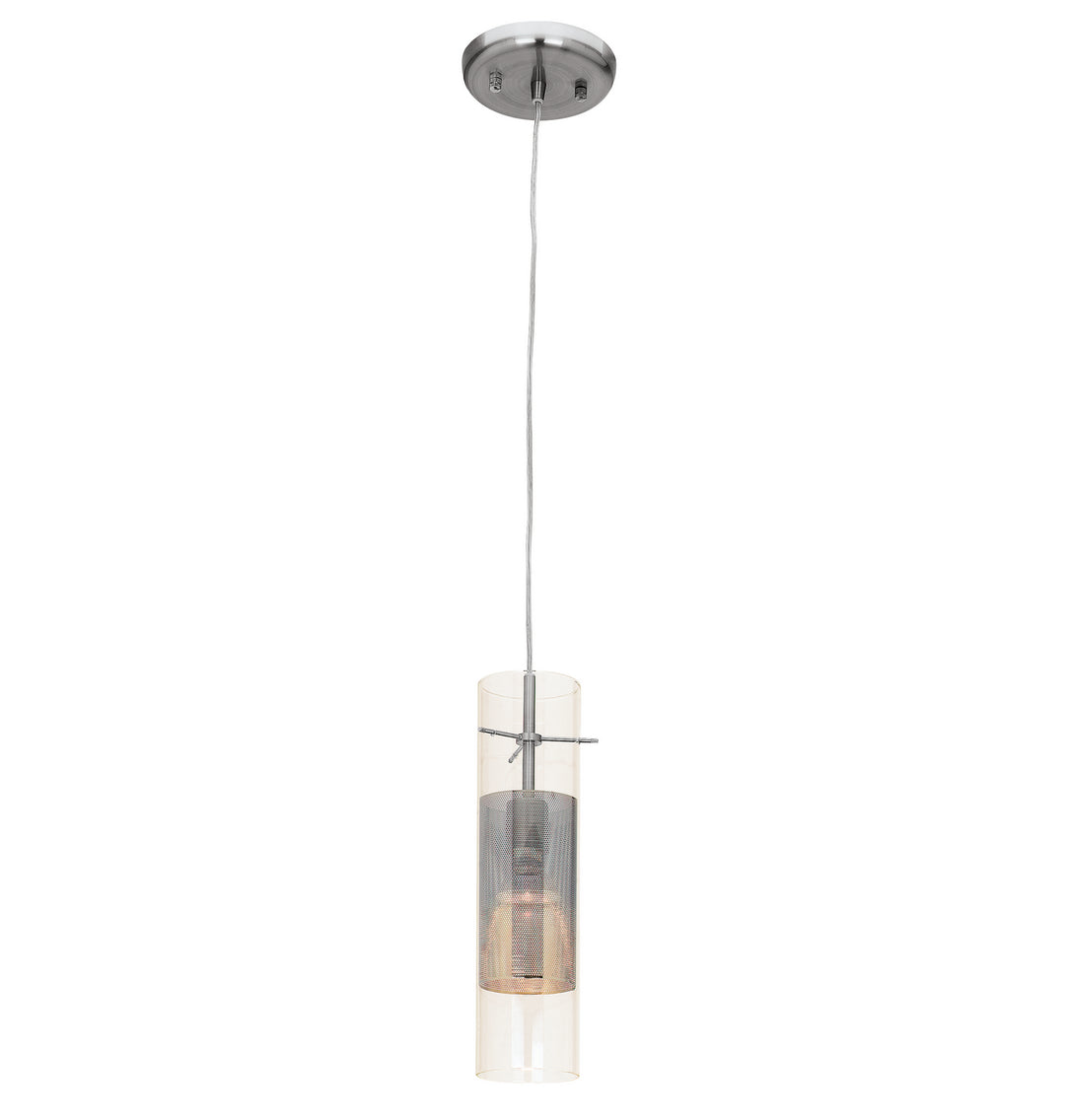 Access Spartan 50525-BS/CLM Pendant Light - Brushed Steel