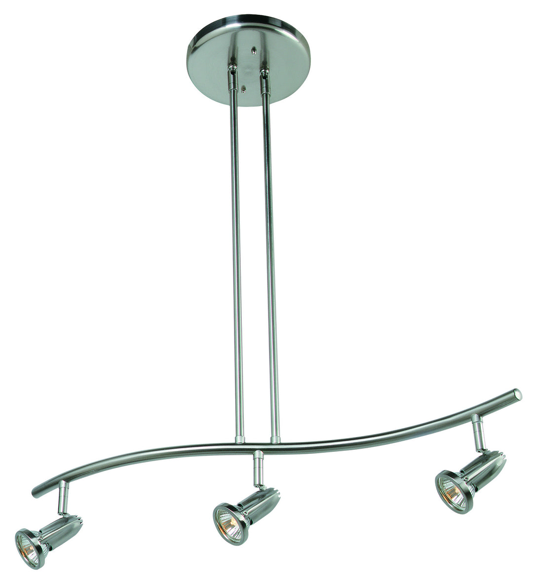 Access Lighting 52205-BS Modern Cobra Track Light Brushed Steel