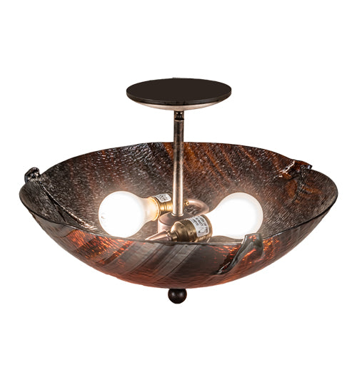 Meyda Tiffany Metro Fusion 216054 Ceiling Light - Mahogany Bronze