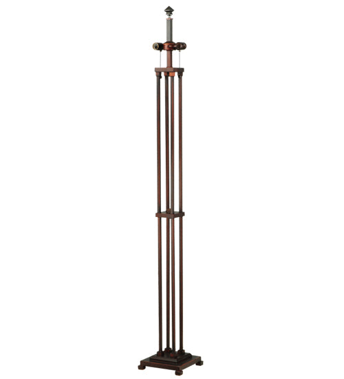 Meyda Tiffany Lighting 179148 Mission Two Light Floor Lamp Lamp Bronze / Dark