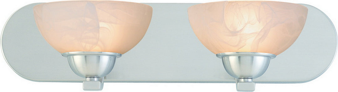 Dolan Designs Fireside Satin Nickel 3412-09 Bath Vanity Light 21 in. wide - Satin Nickel