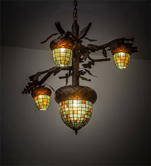 Meyda Tiffany Acorn Branch 216420 Chandelier Light -