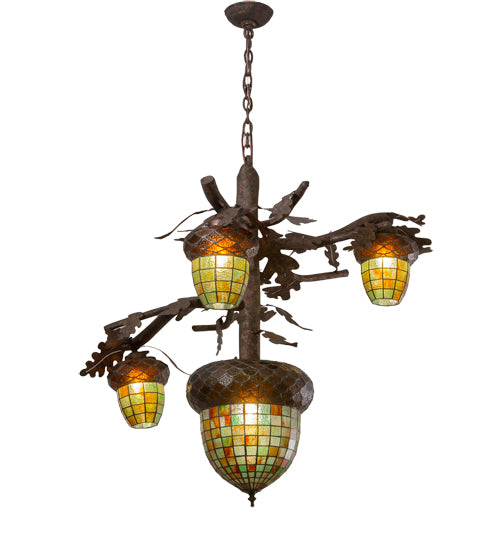 Meyda Tiffany Acorn Branch 216420 Chandelier Light -