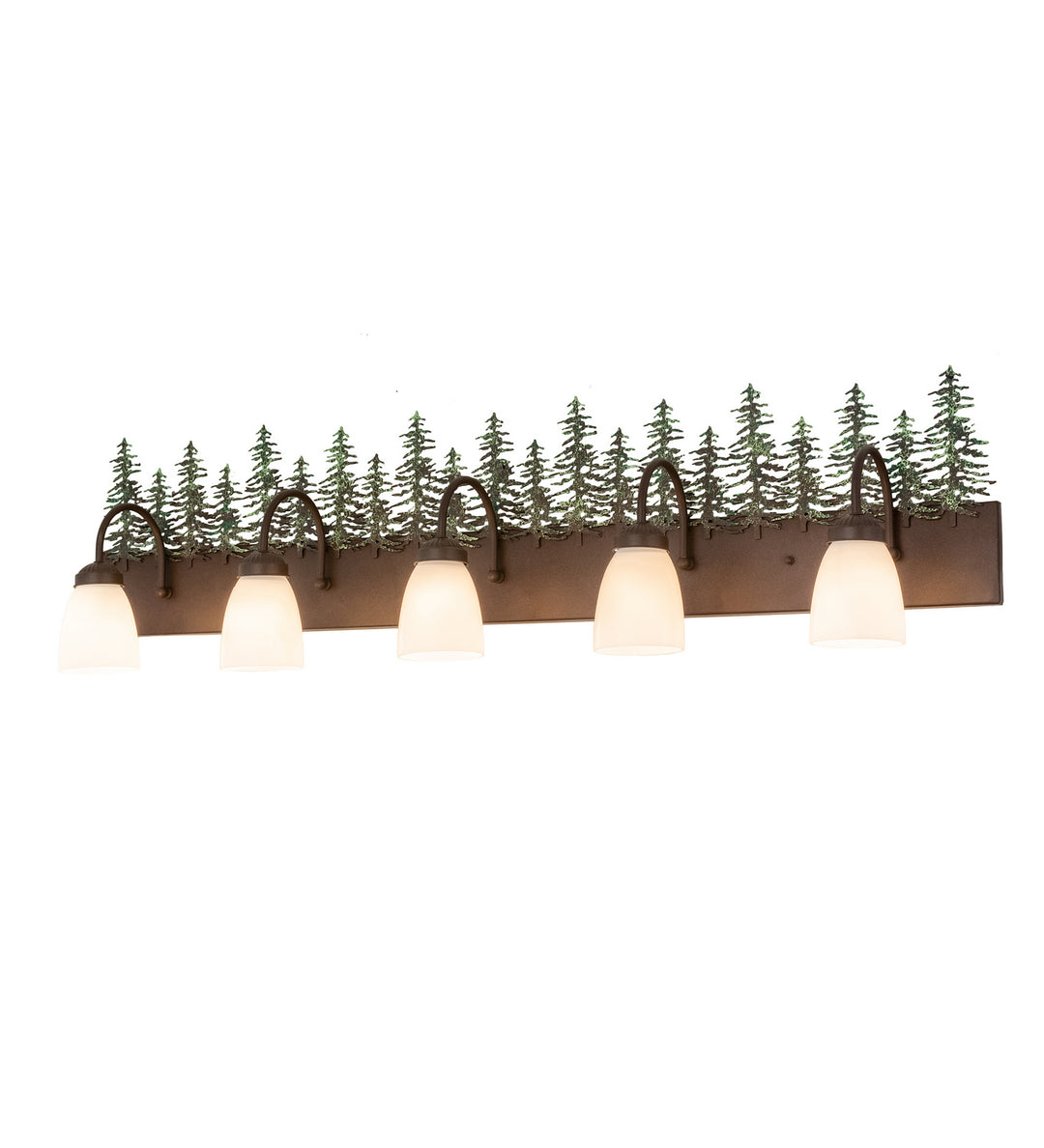 Meyda Tiffany Tall Pines 101961 Bath Vanity Light 48 in. wide - Cafe-Noir