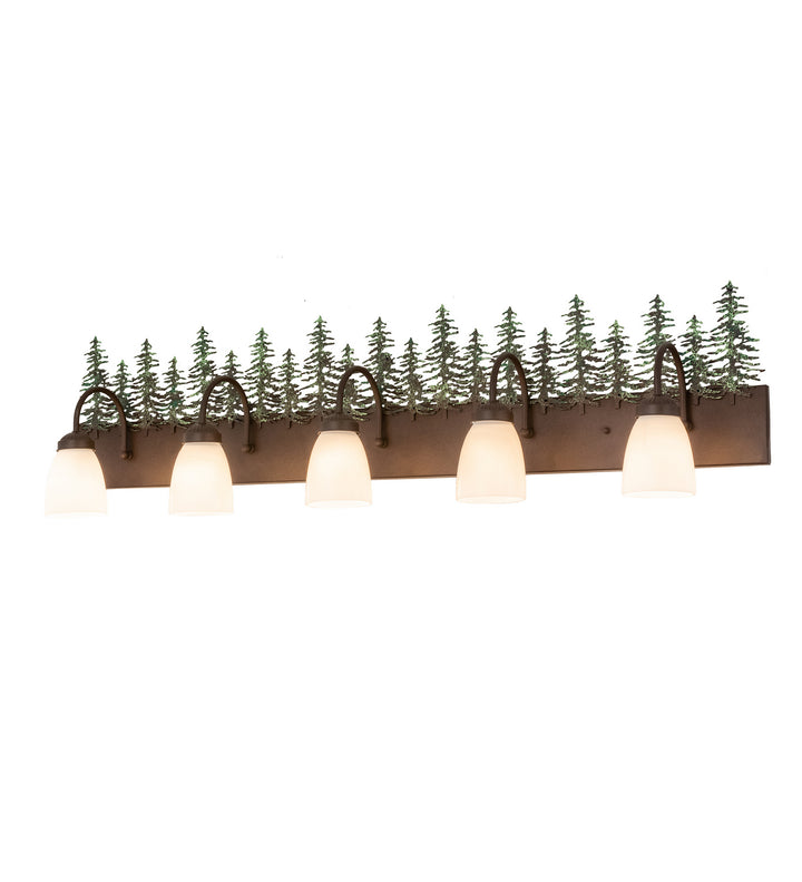 Meyda Tiffany Tall Pines 101961 Bath Vanity Light 48 in. wide - Cafe-Noir