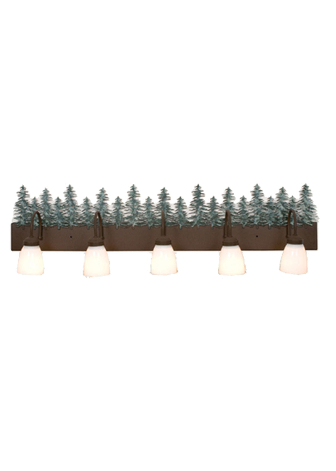 Meyda Tiffany Tall Pines 101961 Bath Vanity Light 48 in. wide - Cafe-Noir