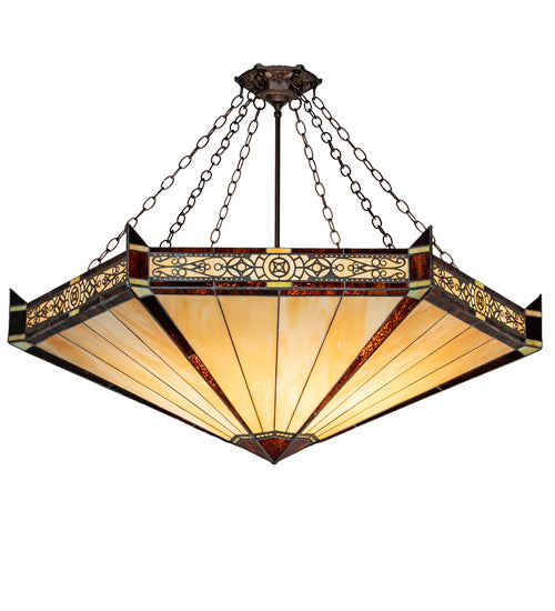 Meyda Tiffany Peaches 216503 Ceiling Light - Mahogany Bronze